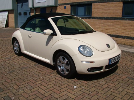 2008 Vw New beetle CREAM LEATHER £4,695